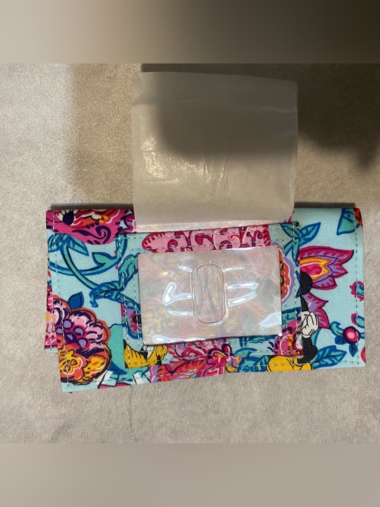 Vera Bradley Accessories - Disney Vera Bradley Checkbook Cover Mickey's Colorful Garden Print Minnie Mouse